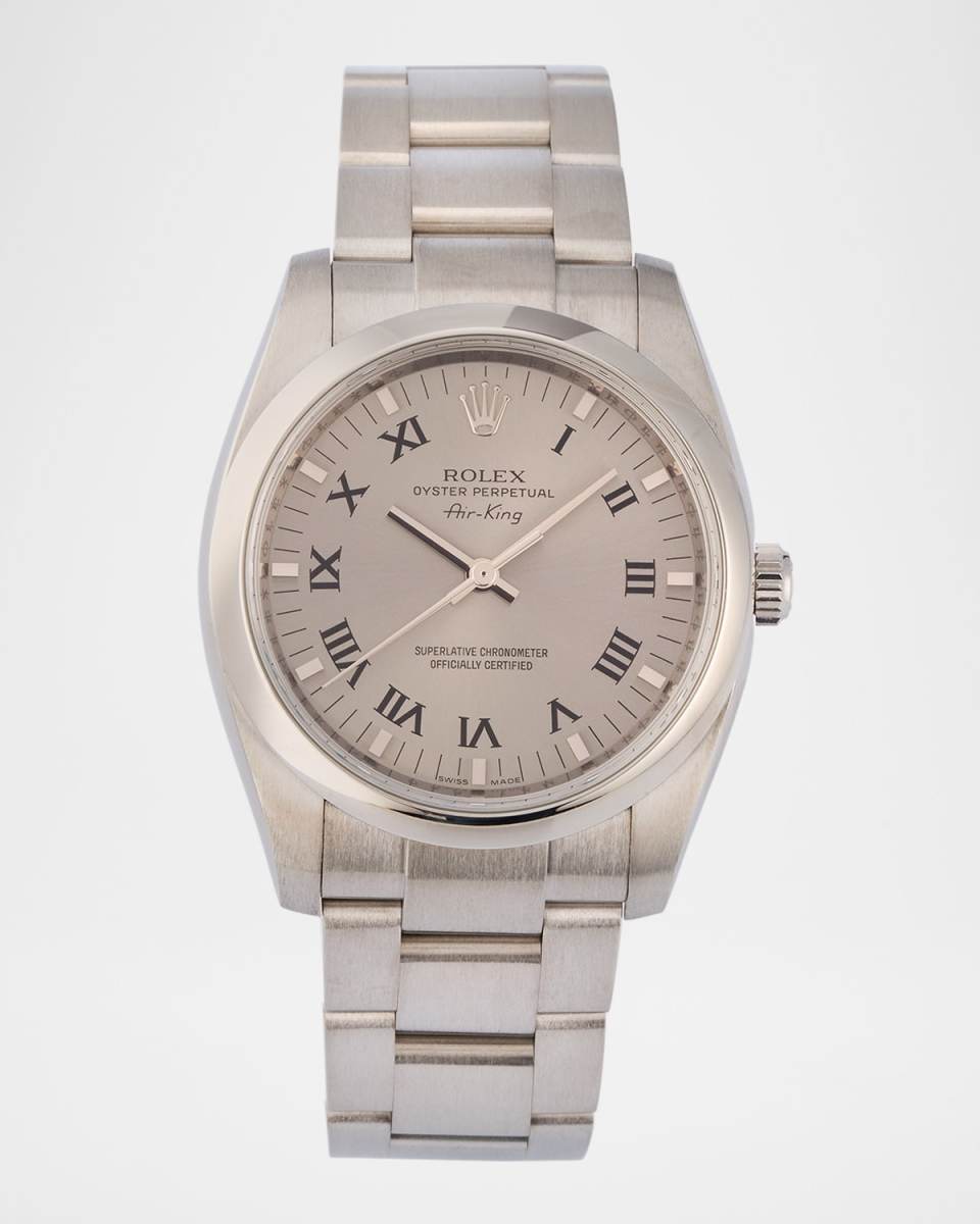 Rolex Stainless Steel Air King 34mm Vintage 2007 Watch